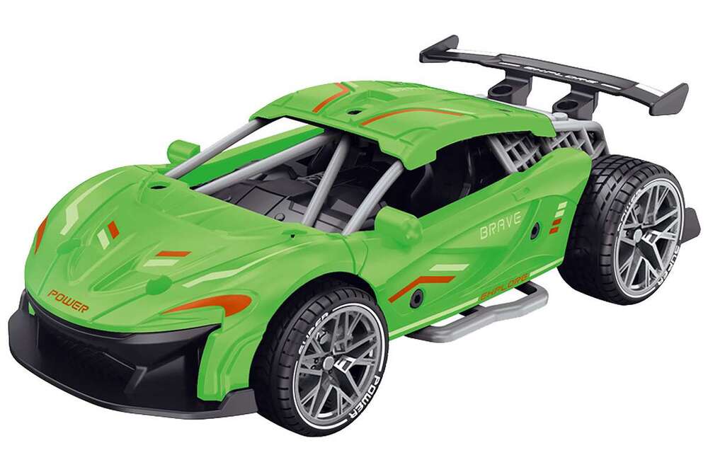 Die-Cast pull-back bil grøn