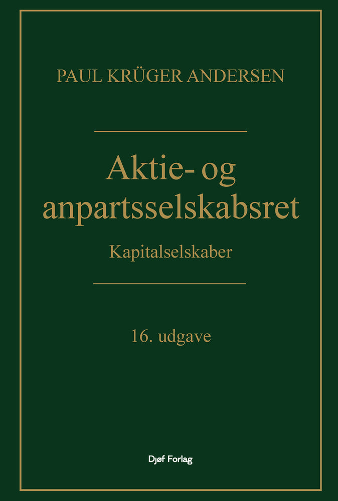 Aktie- og anpartsselskabsret