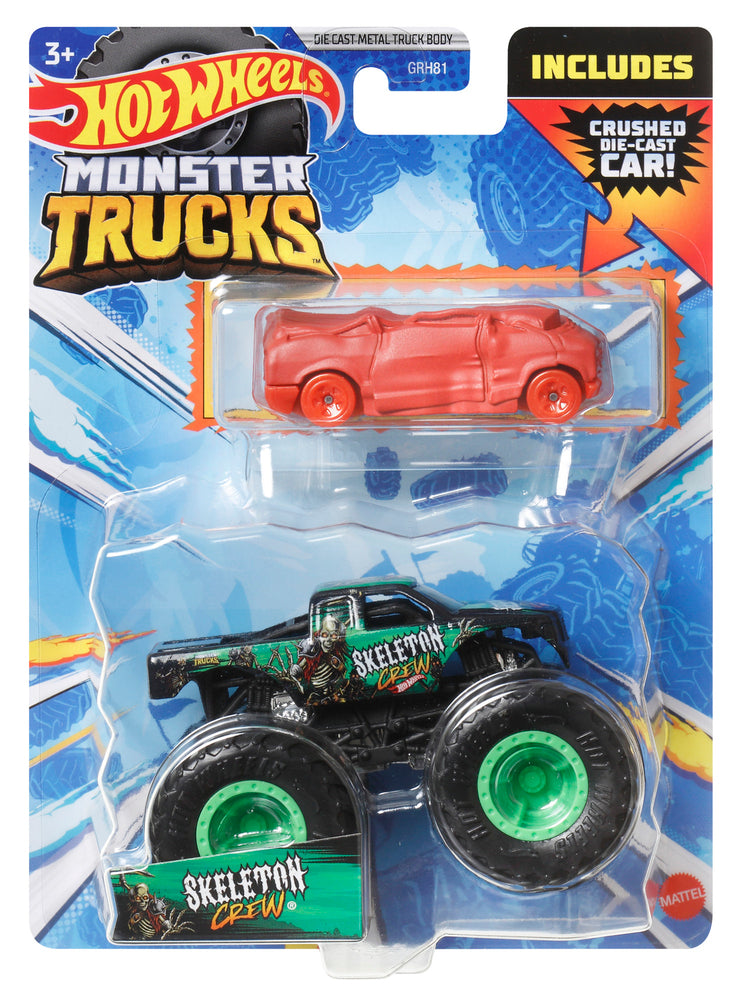 Hot Wheels Monster Trucks 1:64 Single and Promo Car Asst.
