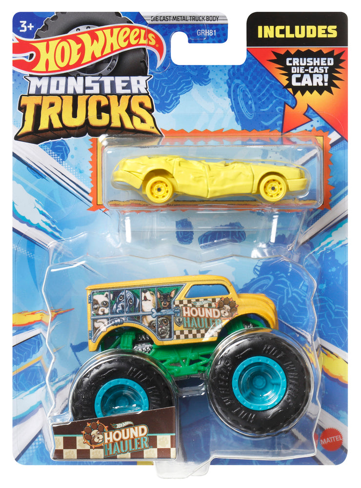 Hot Wheels Monster Trucks 1:64 Single and Promo Car Asst.