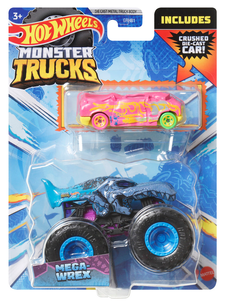 Hot Wheels Monster Trucks 1:64 Single and Promo Car Asst.
