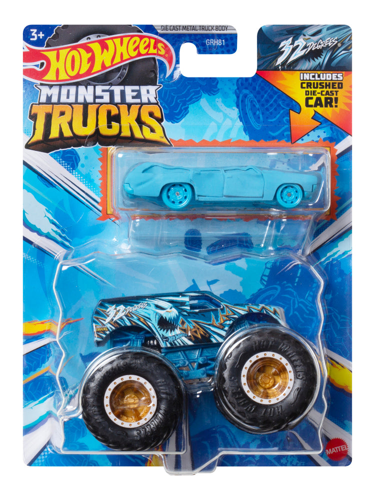 Hot Wheels Monster Trucks 1:64 Single and Promo Car Asst.