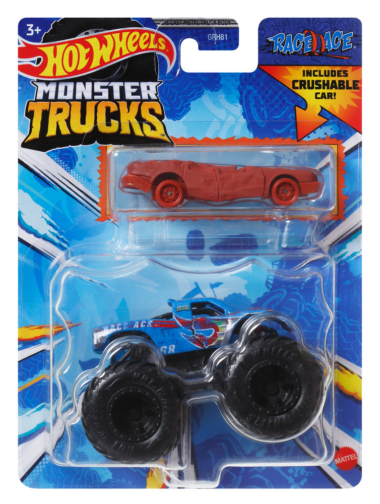 Hot Wheels Monster Trucks 1:64 Single and Promo Car Asst.