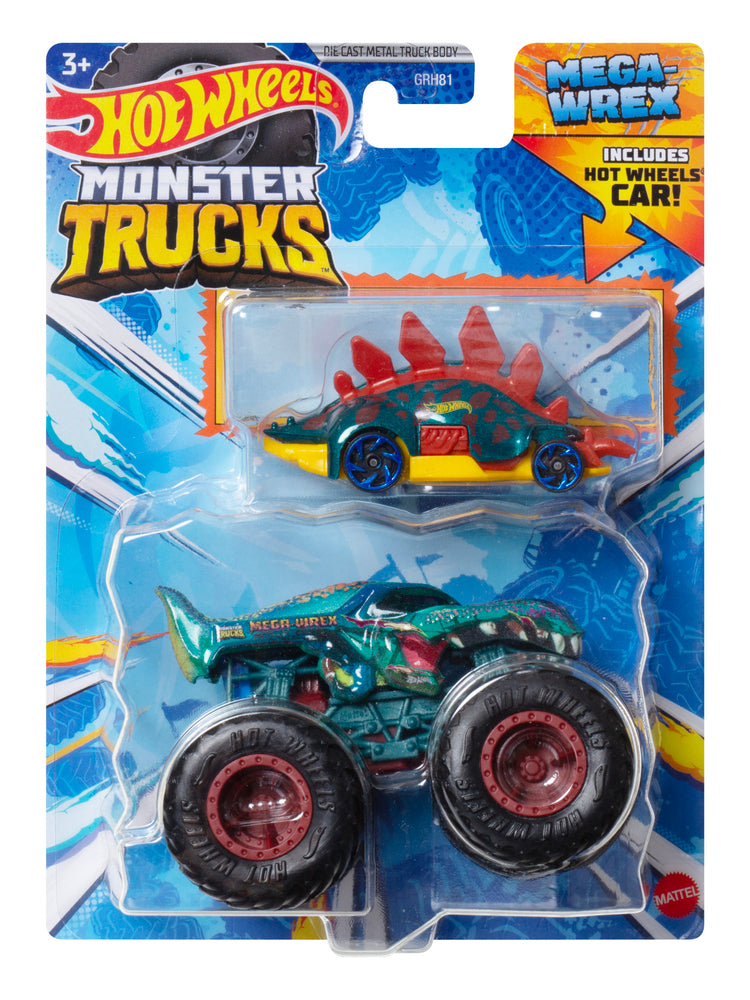 Hot Wheels Monster Trucks 1:64 Single and Promo Car Asst.
