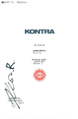 Sampak Kontra og originalmanuskript