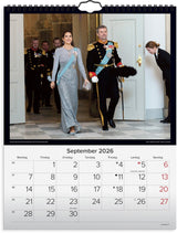 Mayland vægkalender 2026 Kongehuset 29,5 x 39 cm