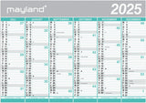 Mayland kæmpekalender 25/26 2x6 mdr. vendbar