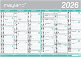 Mayland kæmpekalender 25/26 2x6 mdr. vendbar