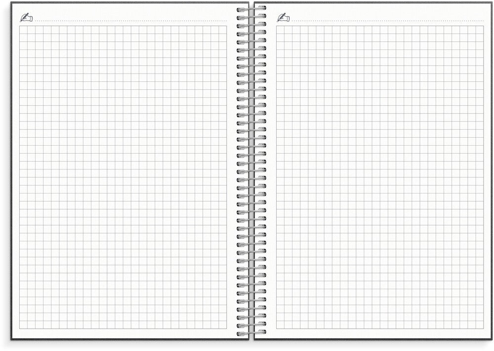Mayland lærerkalender 25/26 A5 uge højformat sort karton