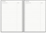 Mayland lærerkalender 25/26 A5 uge højformat sort karton