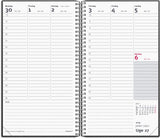 Mayland lærerkalender 25/26 lille uge højformat sort karton