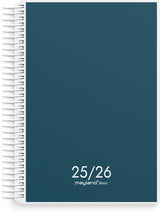 Mayland studiekalender 25/26 basic stor 1 dag pr. side