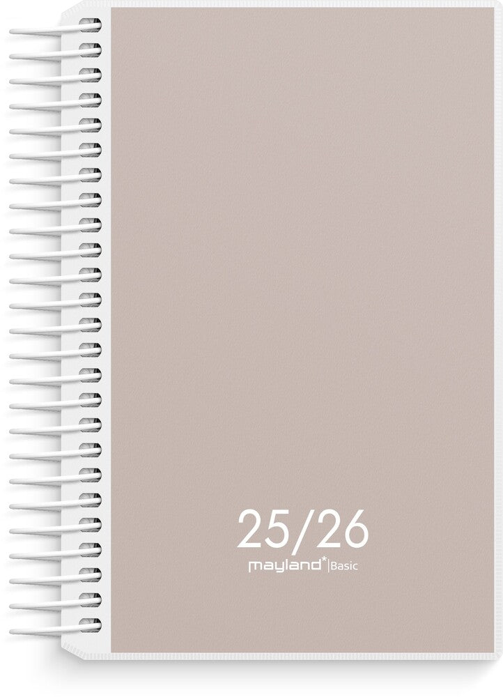 Mayland studiekalender 25/26 basic mini 1 dag pr. side