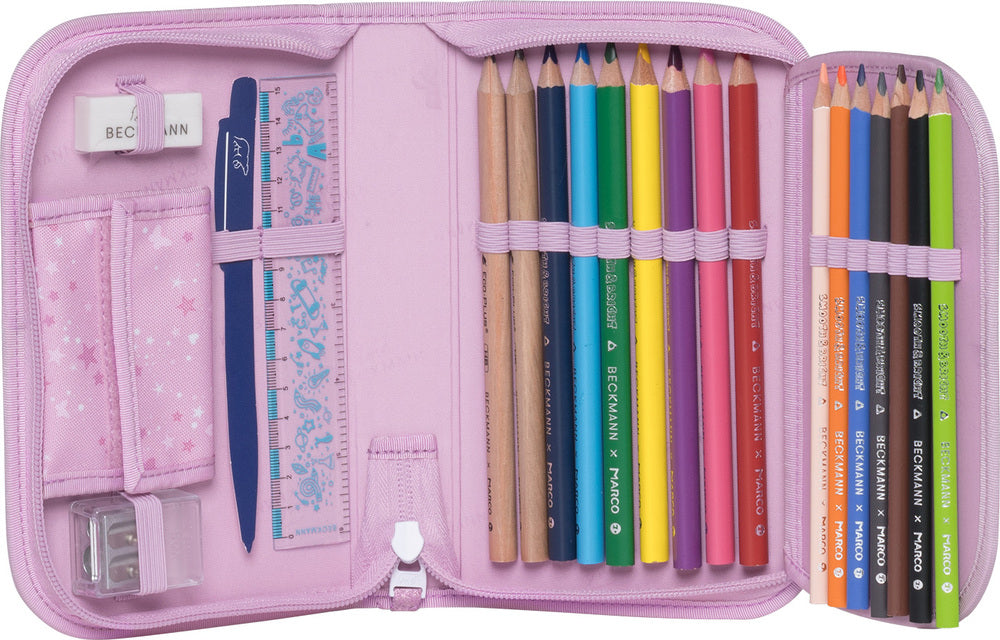 Penalhus Beckmann Onezip Rosie M/Indhold
