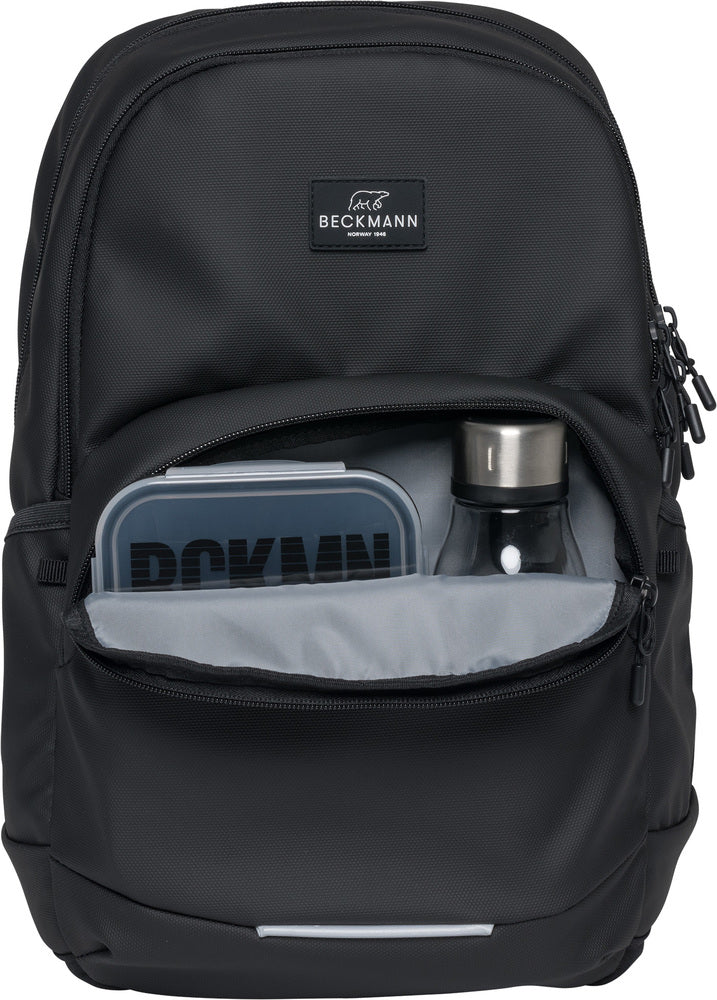 Skoletaske Beckmann Sport Junior Black Coated 30 Liter