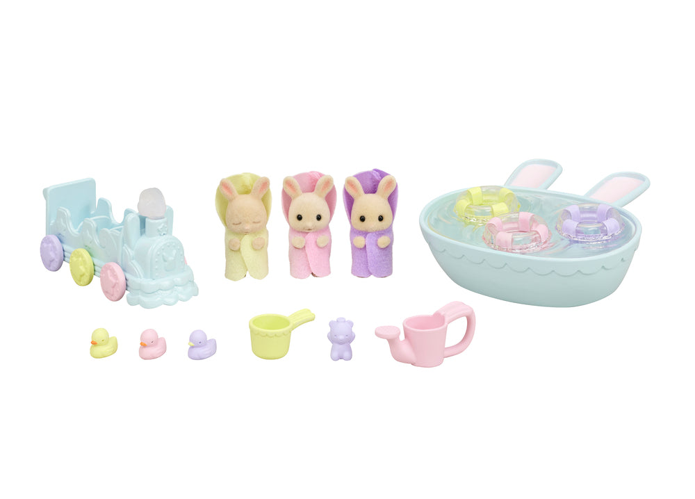 Sylvanian Families Trillingernes Badetid's sæt