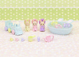 Sylvanian Families Trillingernes Badetid's sæt