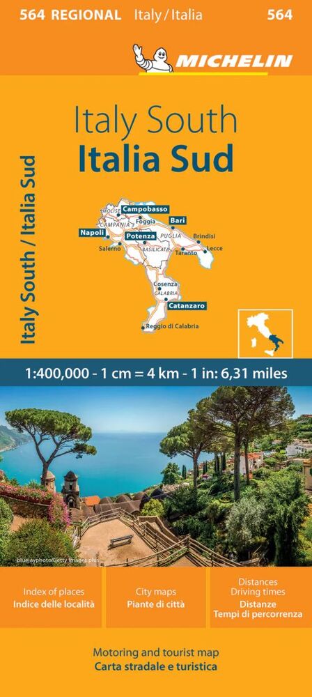 Michelin Italy Blad 564: Southern Italy