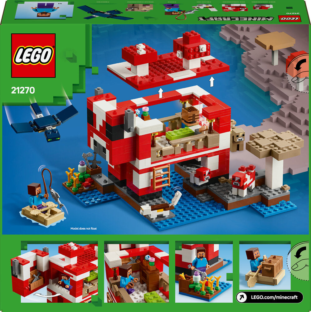 21270 LEGO Minecraft Mooshroom-huset