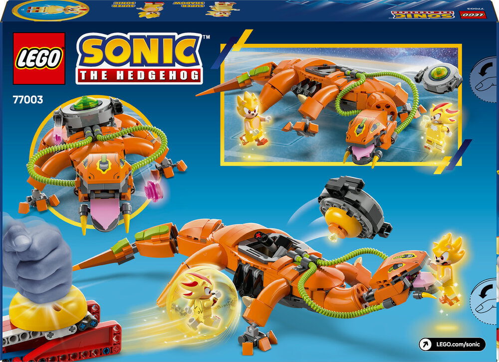 77003 LEGO Sonic Super Shadow mod Biolizard