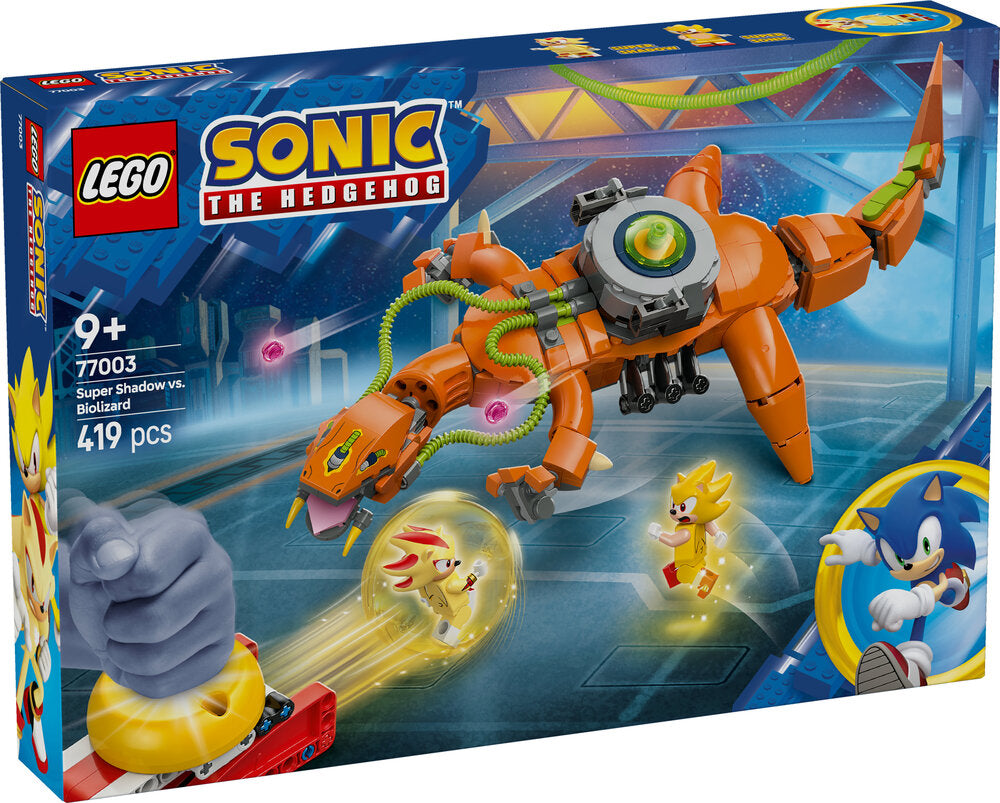 77003 LEGO Sonic Super Shadow mod Biolizard
