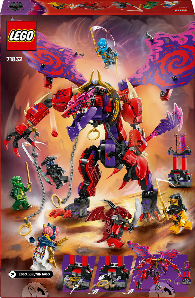 71832 LEGO Ninjago Kaosdragen Thunderfang