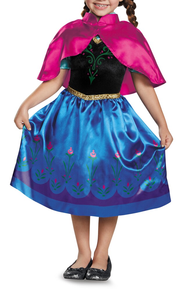 Frozen Anna kjole str 5-6 år EU S