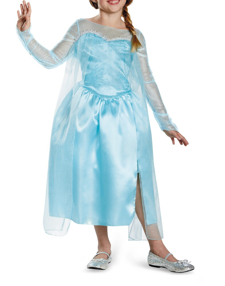 Frozen Elsa kjole lyseblå str 3-4 år EU XS