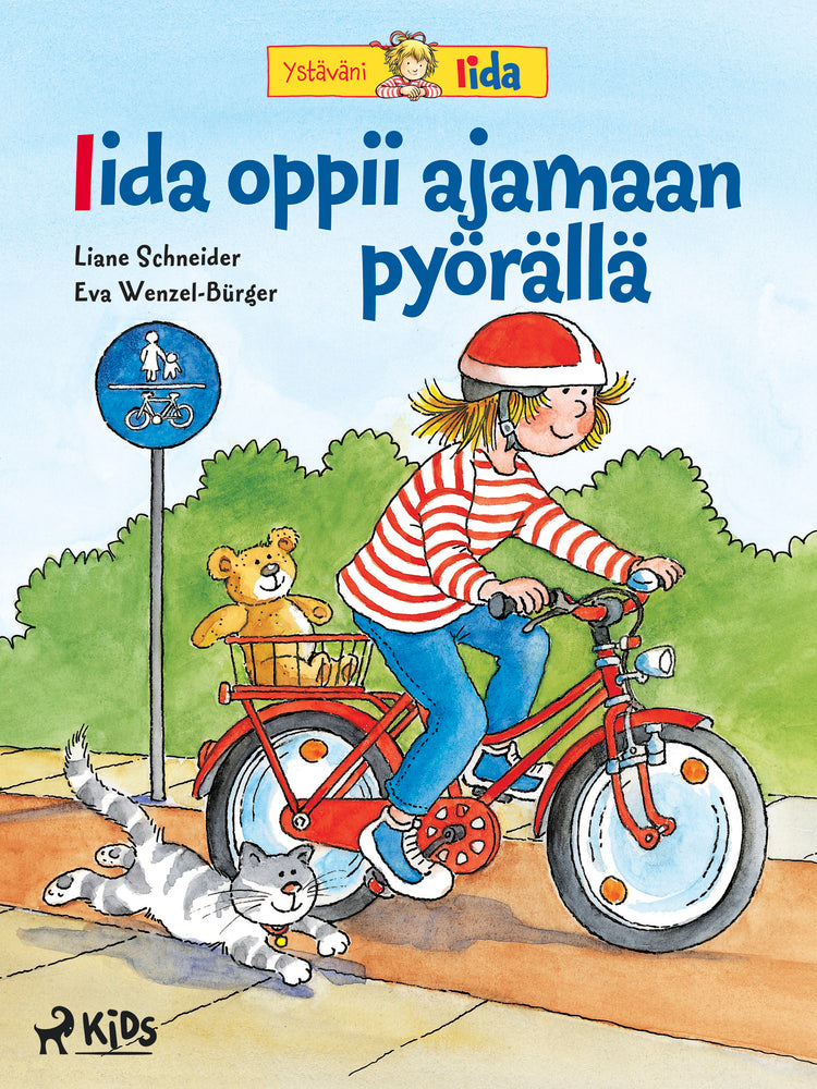 Iida oppii ajamaan pyörällä