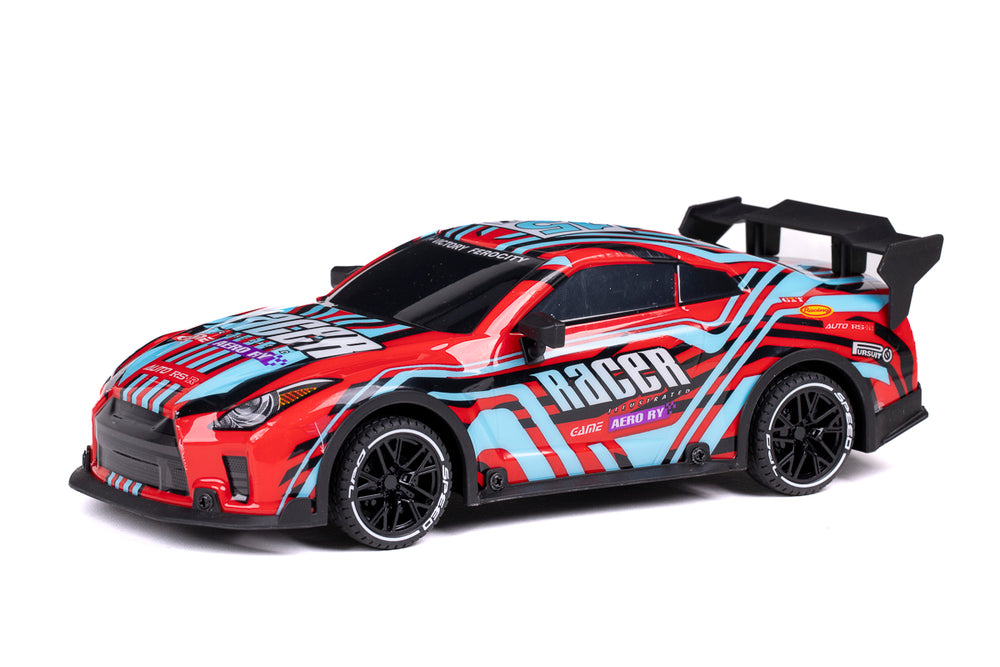 RC Racer med lys og try me funktion rød/blå