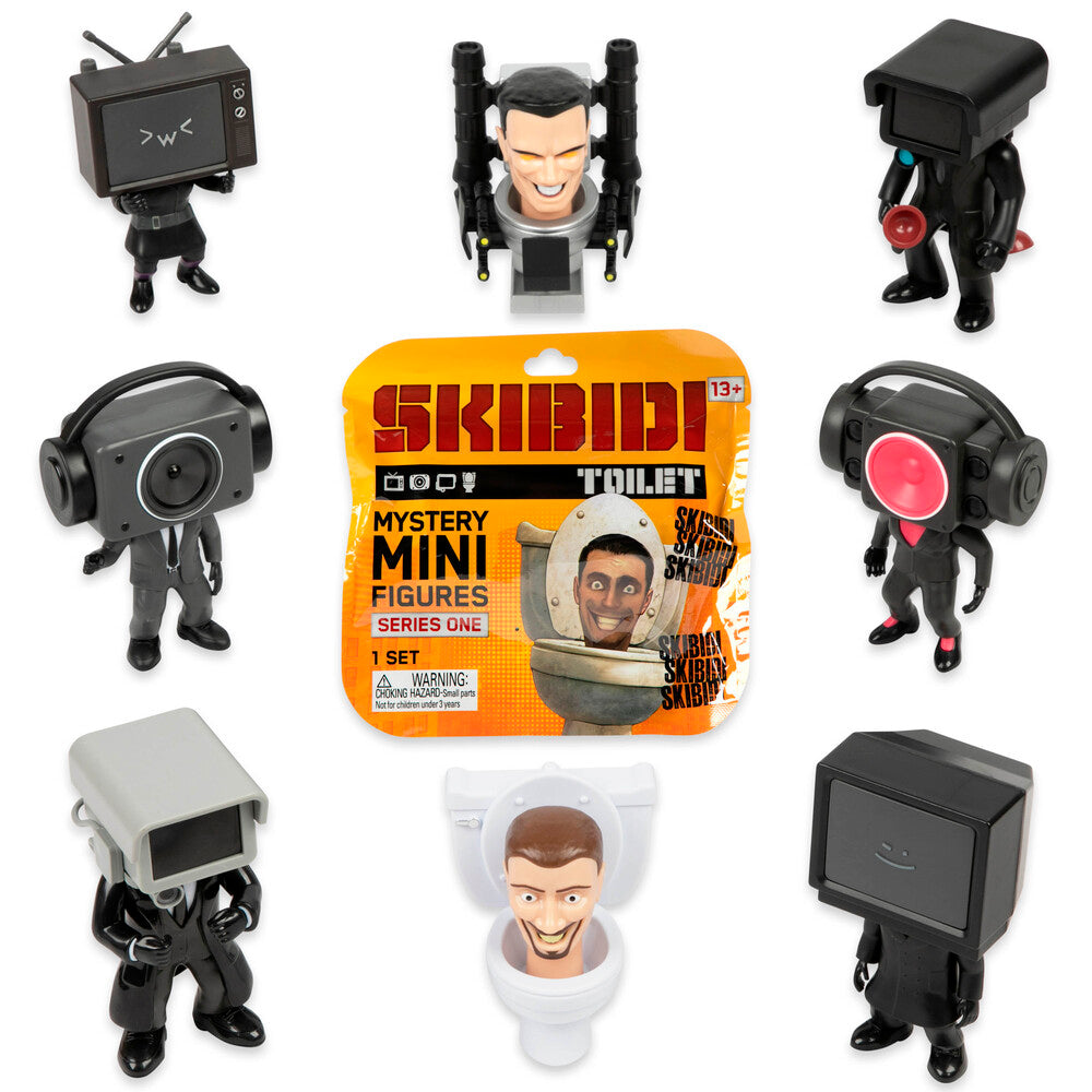 SKIBIDI TOILET MINI MYSTERY FIGURES ass