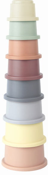 Kinder and Kids Wheat Straw Colorful Stacking Cups