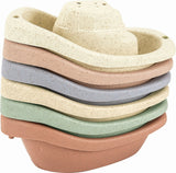 Kinder and Kids Wheat Straw Stacking Boats