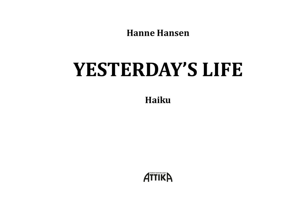 Yesterday’s Life