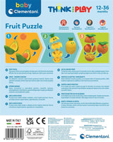 Clementoni Think and Play - Fruit puzzle