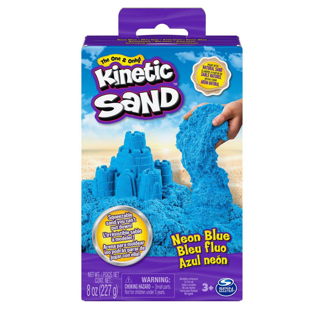 Kinetic Sand Neonboks med Primærfarver