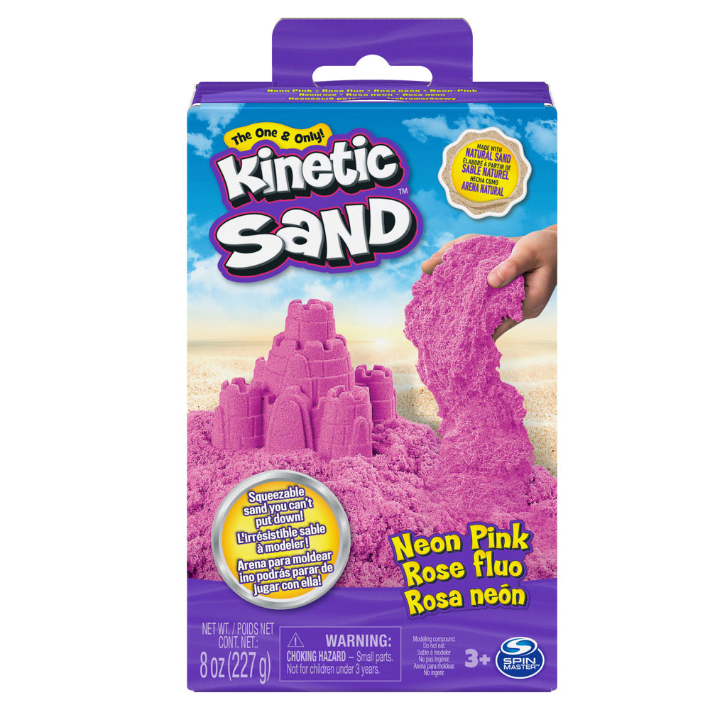 Kinetic Sand Neonboks med Primærfarver