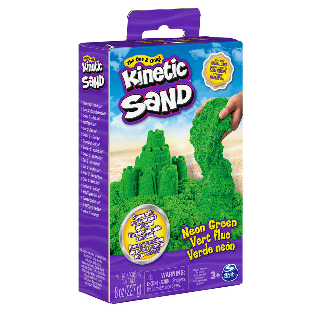 Kinetic Sand Neonboks med Primærfarver