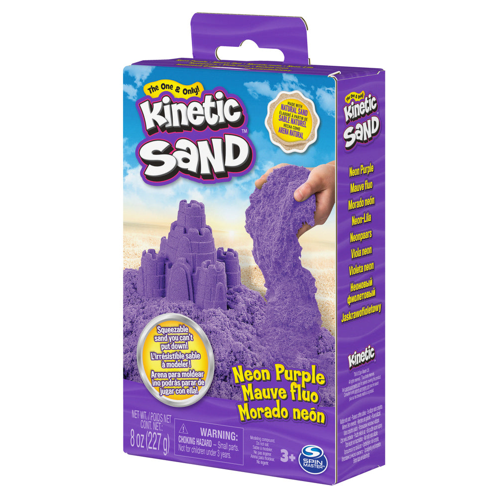Kinetic Sand Neonboks med Primærfarver