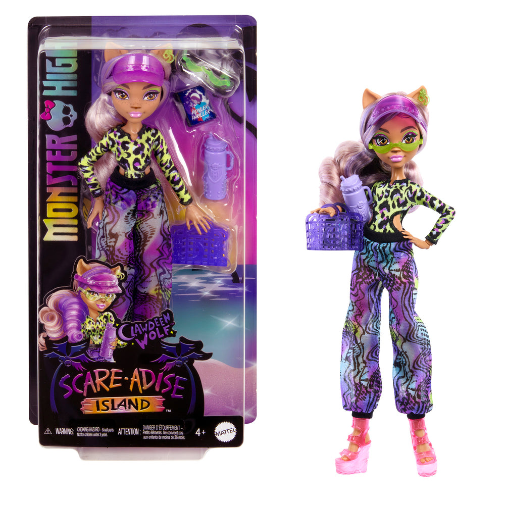 Monster High Scare-adise Island Clawdeen Doll