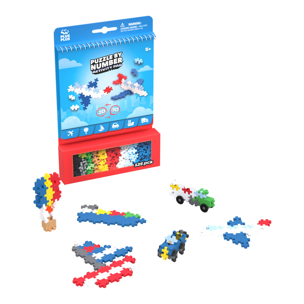 Plus-Plus Activity Pad – Transportation