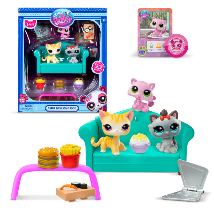 LITTLEST PET SHOP DINER DASH PLAY PACK