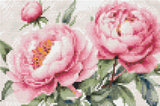 Diamond art bonderoser lyserød 20 x 30 cm