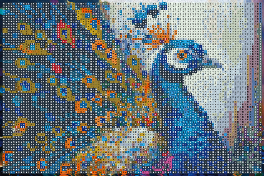 Diamond art påfugl 20 x 30 cm