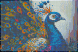 Diamond art påfugl 20 x 30 cm