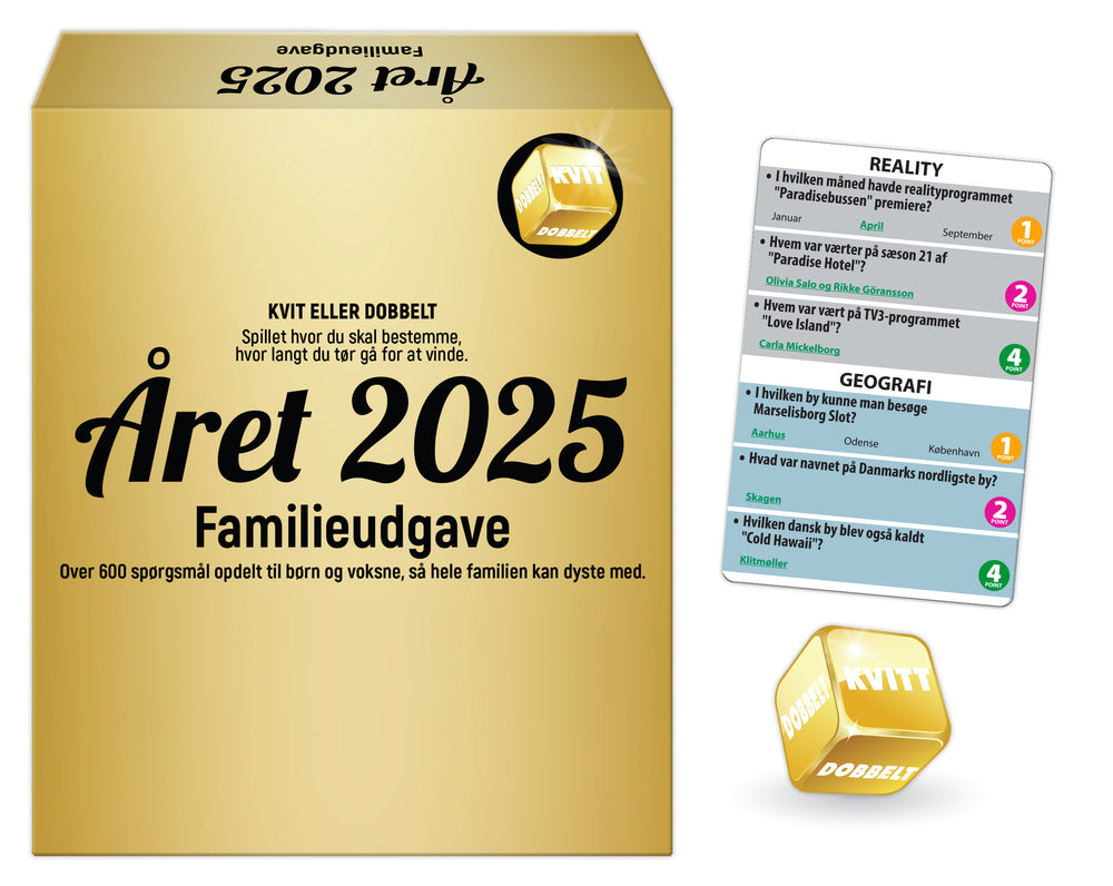 Året 2025 kvit eller dobbelt