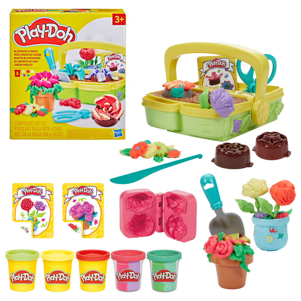 Play-Doh blooming flowers