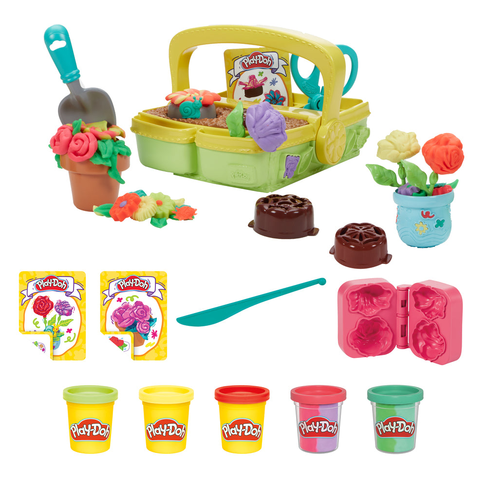 Play-Doh blooming flowers