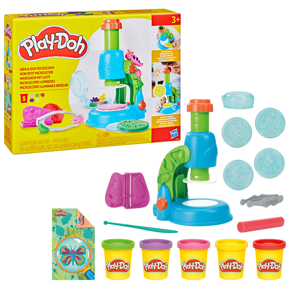 Play-Doh light and look microscope