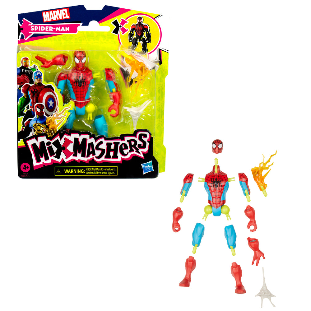 Mixmashers Spiderman basic figur